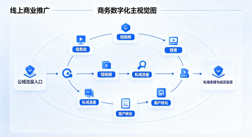 隆安县线上商业推广怎么做？全域流量闭环搭建与低成本转化实战指南